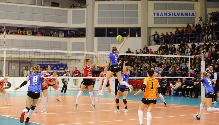 FOTO Volei feminin Volei Alba-Blaj la un pas de calificarea în grupele Ligii Campionilor 2