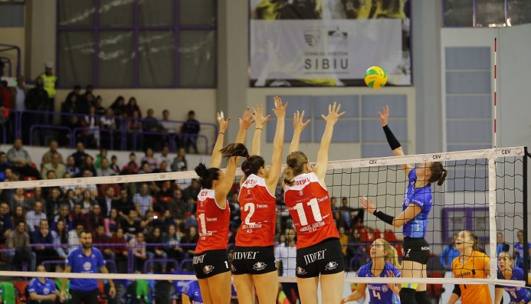 FOTO Volei feminin Volei Alba-Blaj la un pas de calificarea în grupele Ligii Campionilor 4