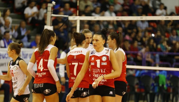 FOTO Volei feminin Volei Alba-Blaj la un pas de calificarea în grupele Ligii Campionilor 8