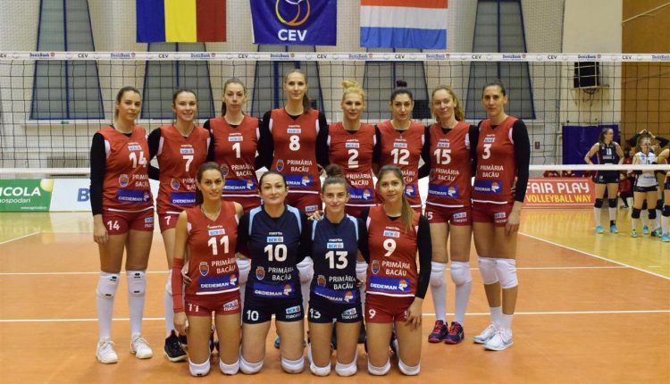 Volei feminin Volei Alba Blaj și Știința Bacău au câștigat partidele tur din optimile de finală ale Cupei CEV 1